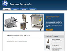 Tablet Screenshot of butchersservice.com.au